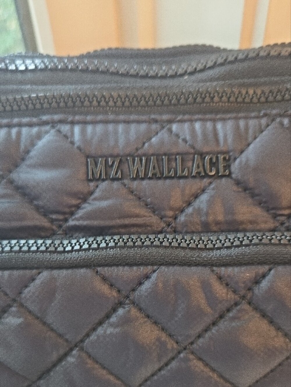 MZ Wallace Metro Scout Quilted Nylon Crossbody Bag in Black - Picture 5 of 10
